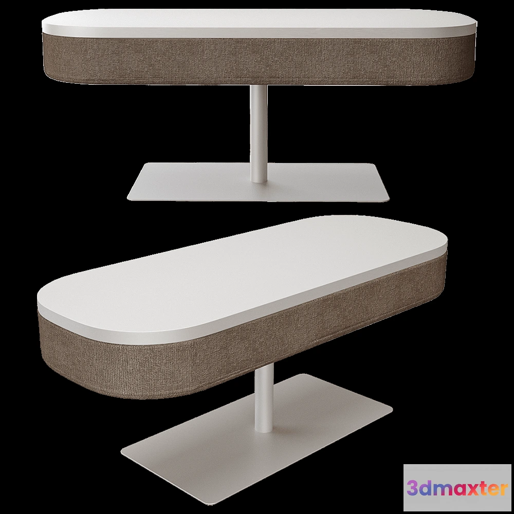 1640538 - TABISSO - Large table Unita upholstered 3D Max