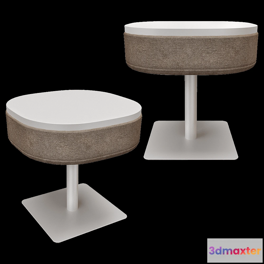 1640540 - TABISSO - Low table Unita upholstered 3D Max