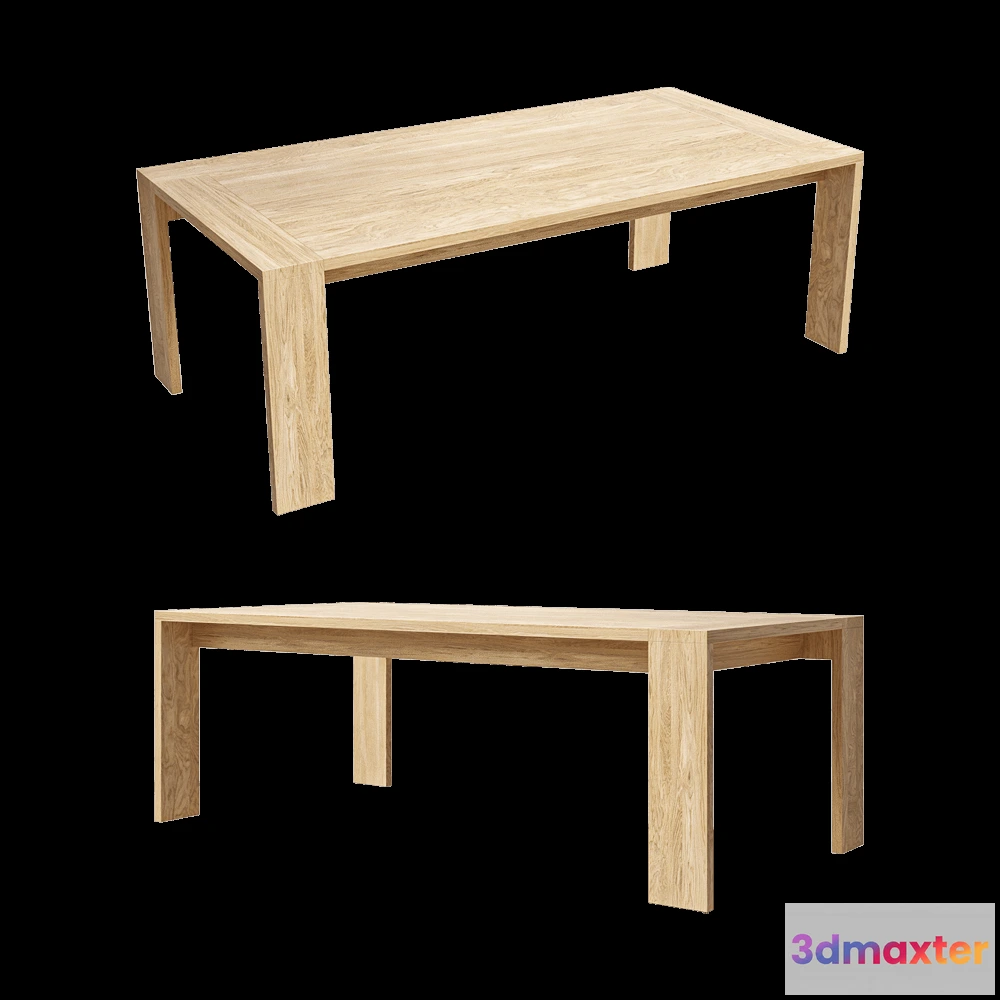 1640550 - Talenti - Dining table Argo Wood 3D Max