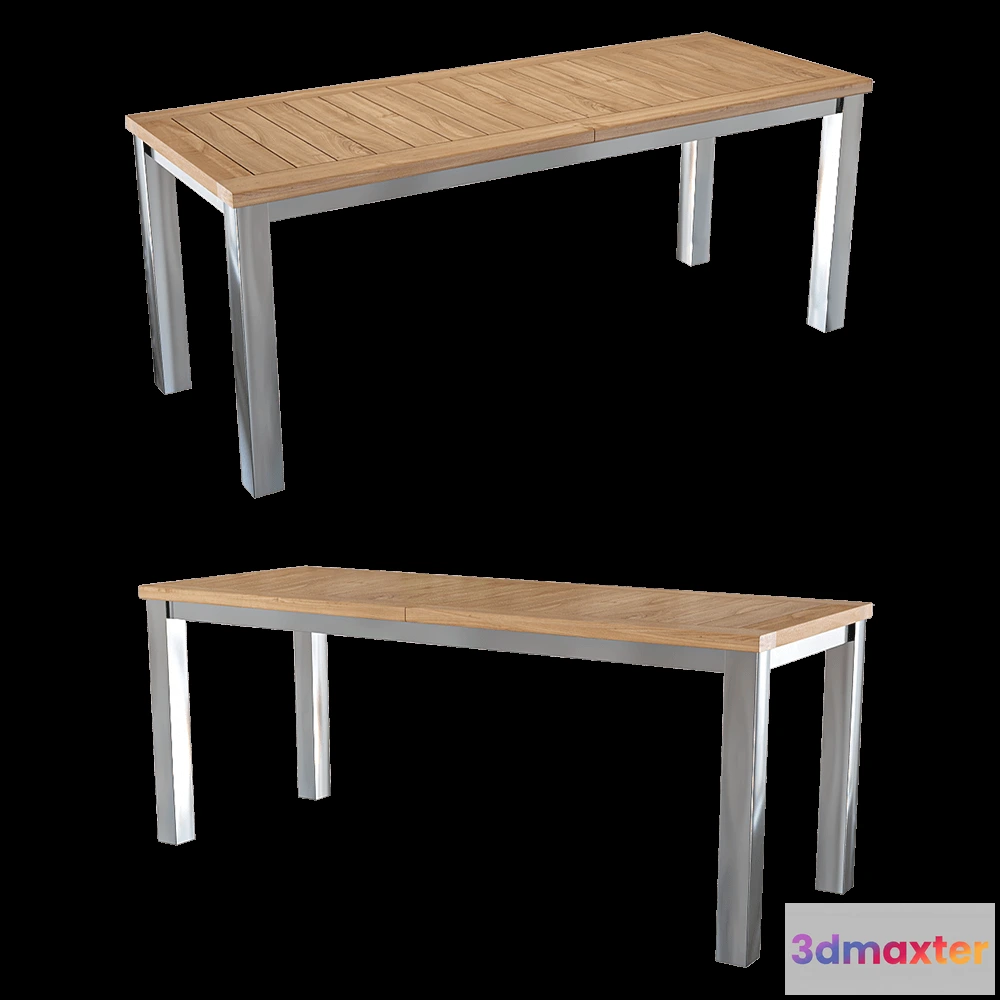 1640560 - Teak House - Dining table Atlanta 3D Max