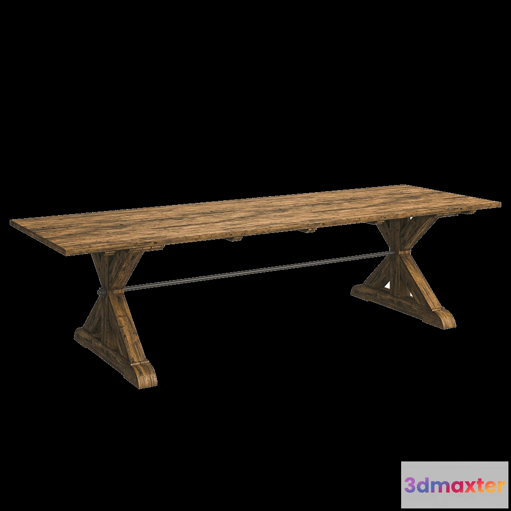 1640582 - Teak House - Table Achille 300 3D Max
