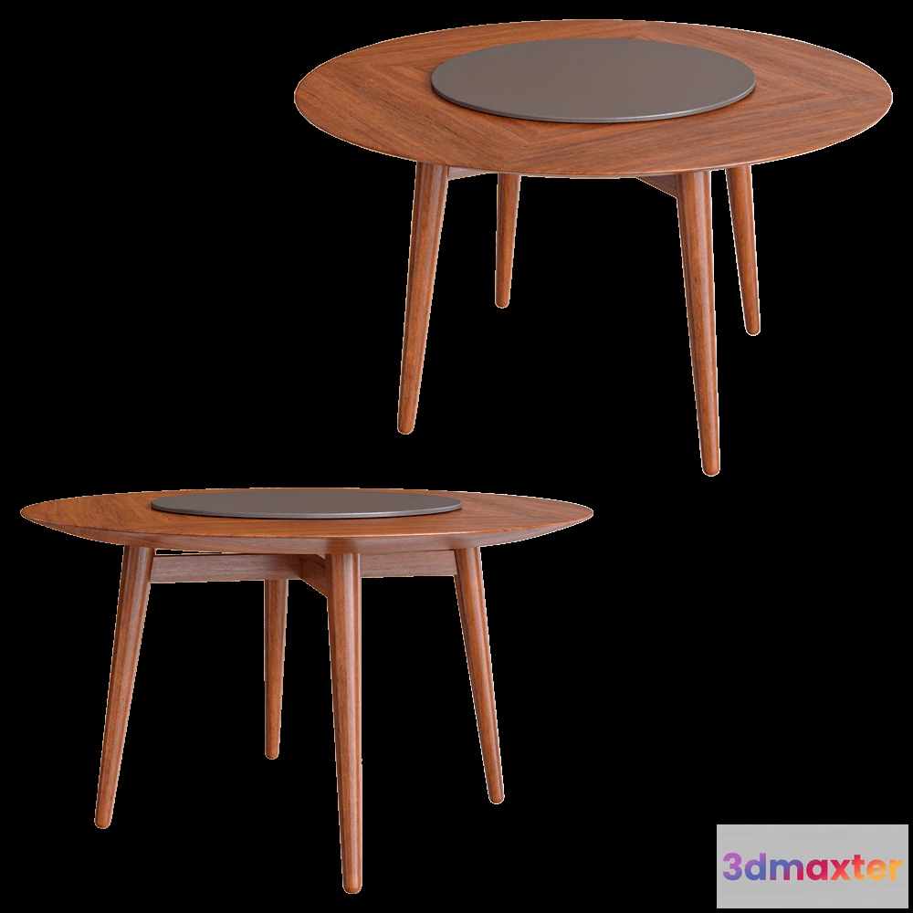 1640640 - Top concept - Round dining table Wilson 136 3D Max