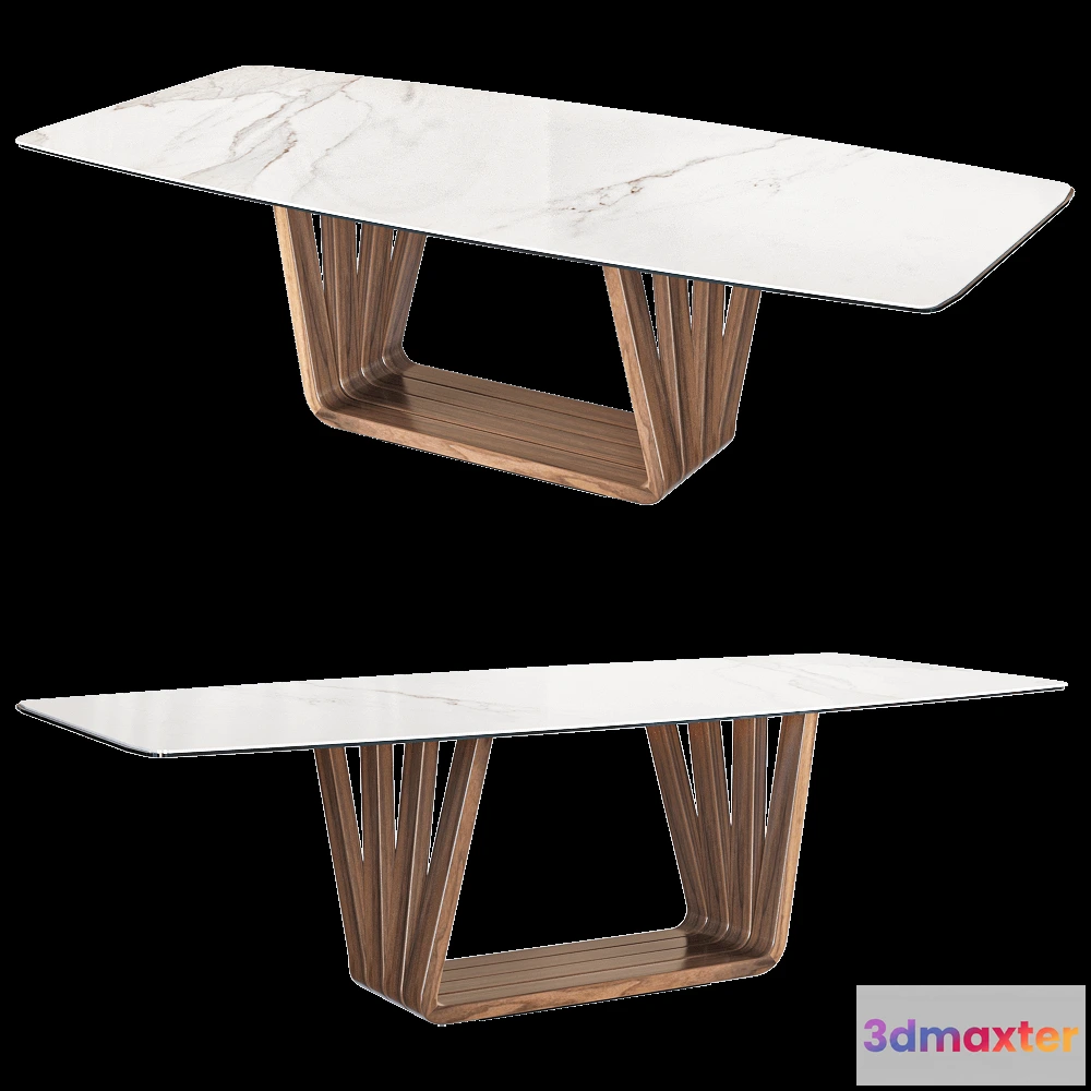 1640716 - furniture - Dining table 1068.03 3D Max