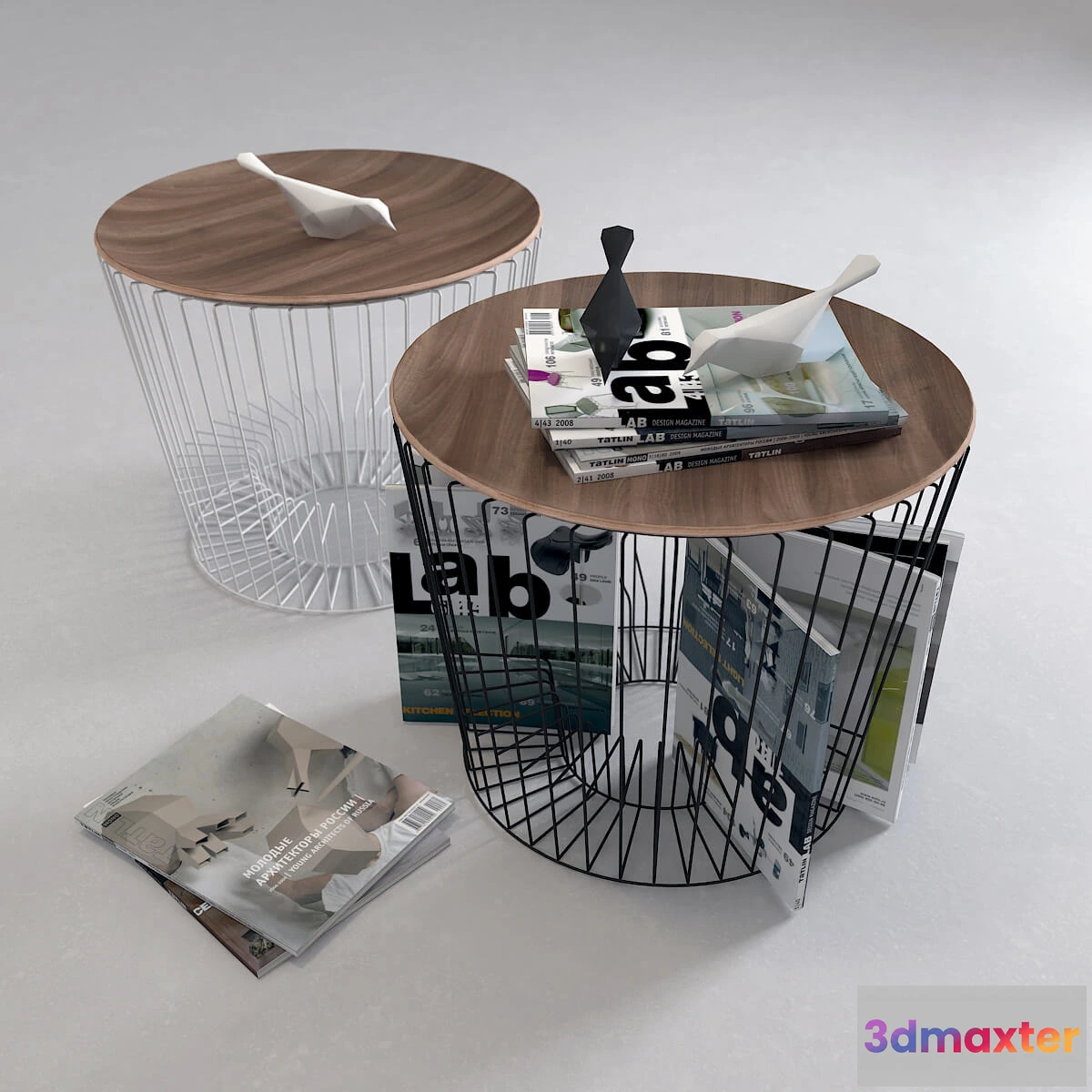 1640876 - furniture - Table with magazines 17 3D Max