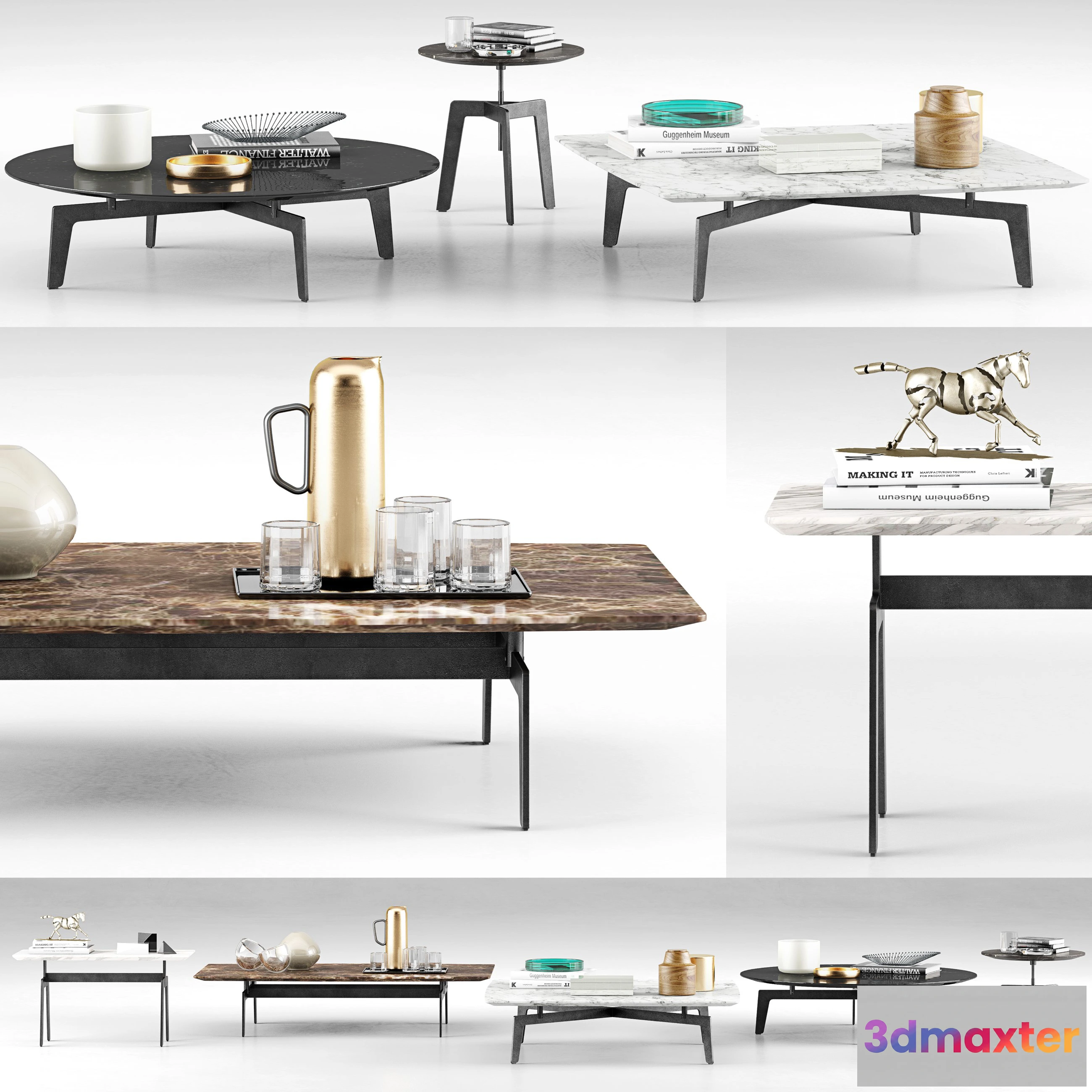 1640890 - furniture - Poliform Tribeca coffee table 05 3D Max