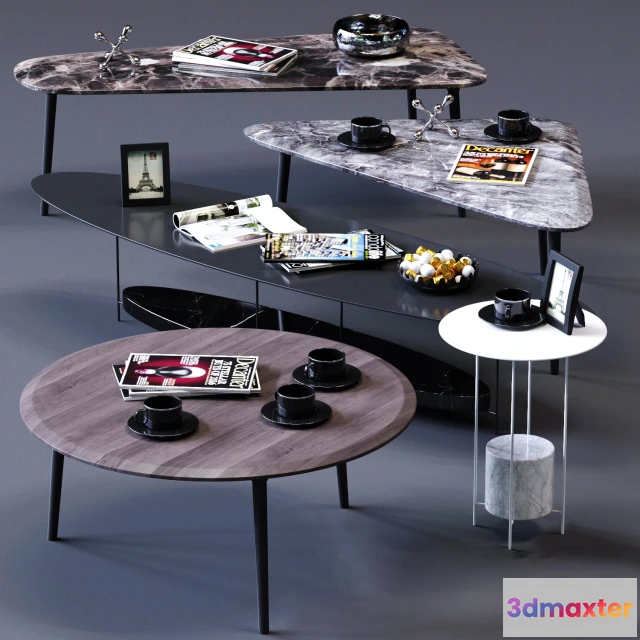 1640916 - furniture - MC tables set 08 3D Max