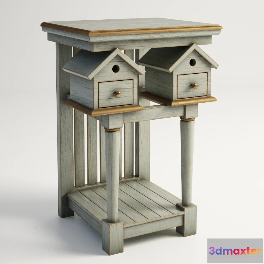 1640954 - furniture - Birdhouse table 08 3D Max