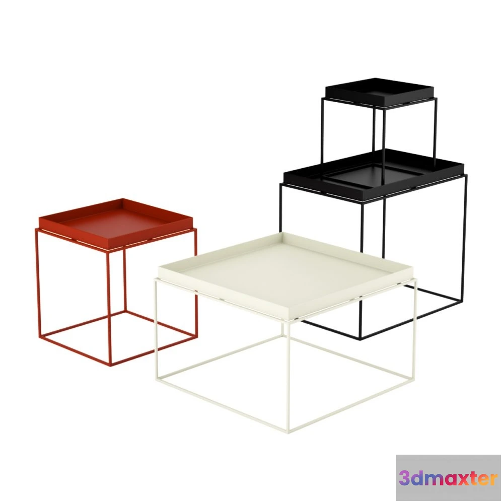 1641016 - furniture - Tray table by Hay 3D Max