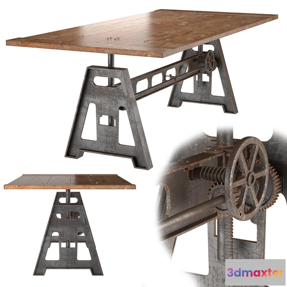 1641066 - furniture - Garibaldi dining table 3D Max