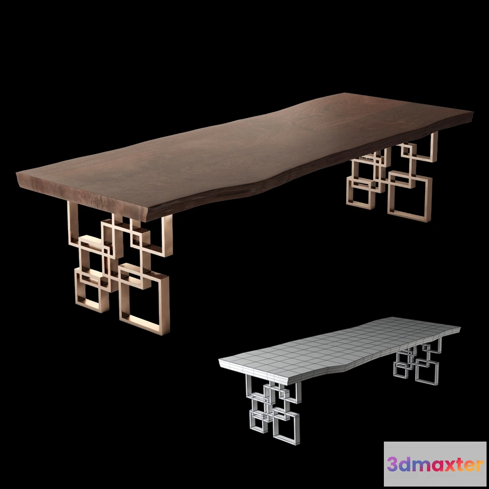 1641202 - furniture - Hudson Squares table 3D Max