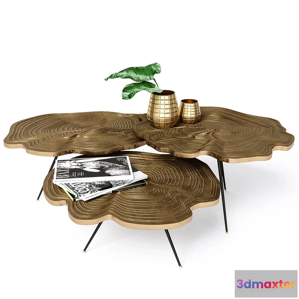 1641374 - furniture - Coffee table Eichholtz 3D Max