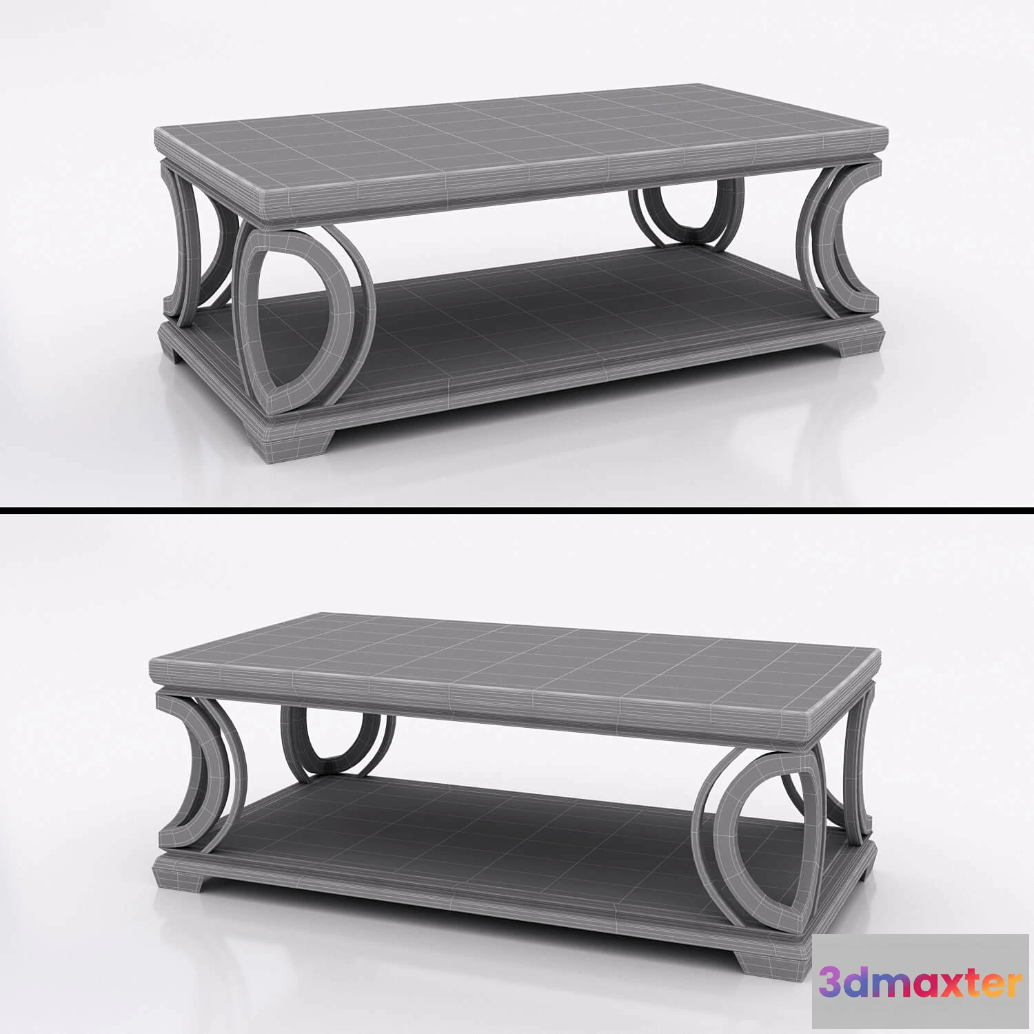 1641382 - furniture - Coffee Table 011 3D Max