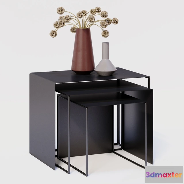 1641390 - furniture - Cluster Tables 3D Max