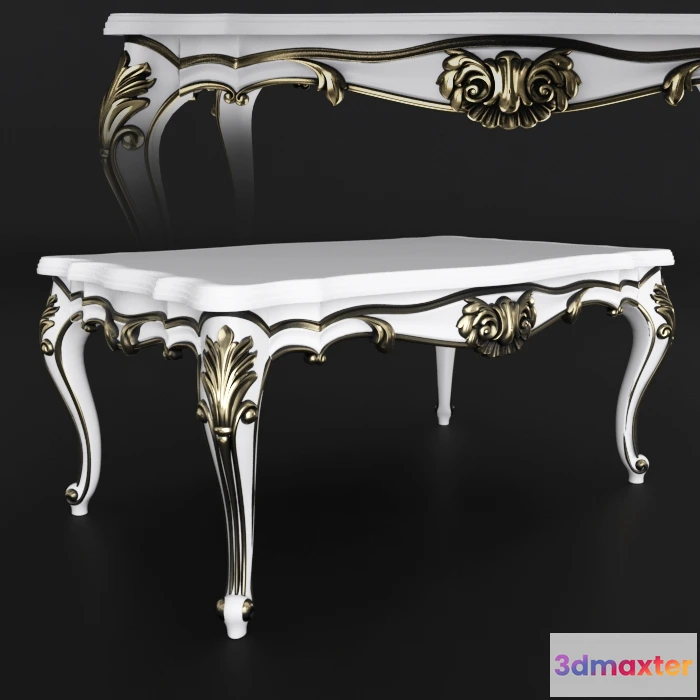 1641392 - furniture - Classic Table 19 3D Max