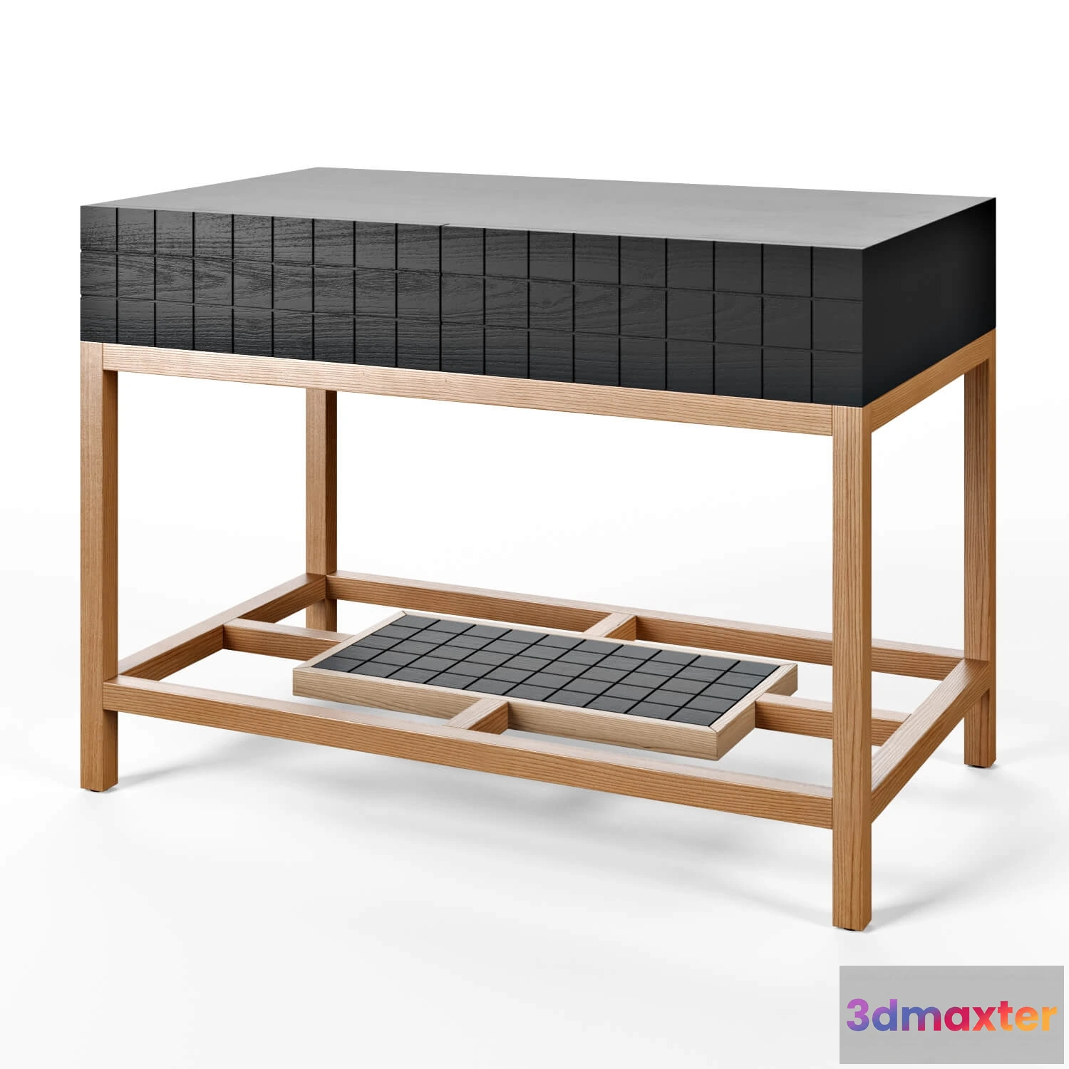 1641468 - furniture - Zuster - Traverse - Bedside Table and Console 3D Max