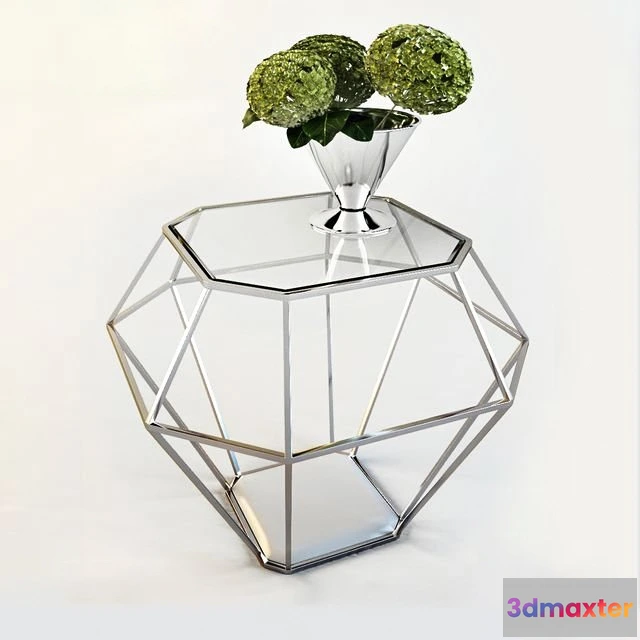 1641580 - furniture - Asscher side table by EICHHOLTZ 3D Max