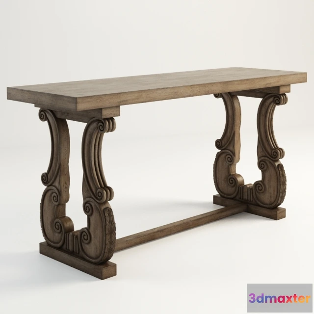 1641632 - furniture - CONSOLE TABLE 3D Max
