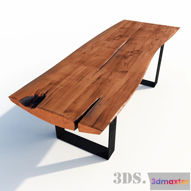 1641766 - furniture - Solid wood table 3D Max