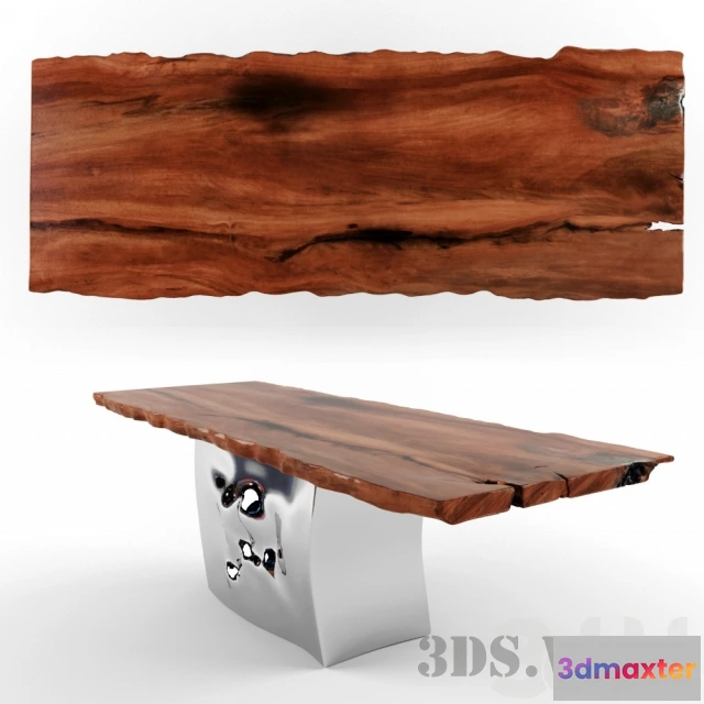 1641786 - furniture - Table KAURI RIFLESSI MILLENARI By Riva 1920 3D Max