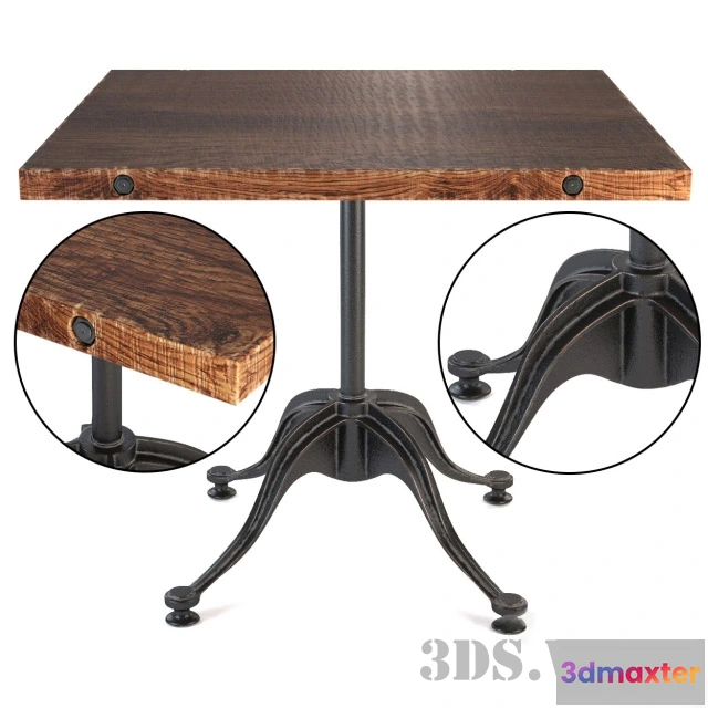 1641854 - furniture - V42 Bistro Table Large 3D Max