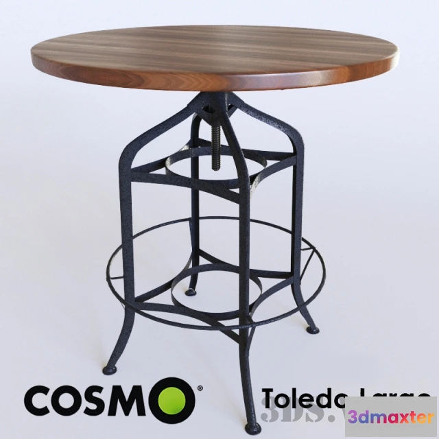 1641880 - furniture - Toledo Large Cosmo table 3D Max
