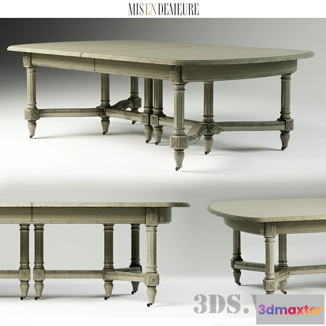 1641902 - furniture - Dining Table MANGER FIGEAC 3D Max