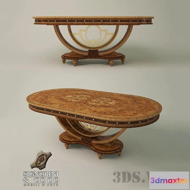 1641924 - furniture - Signorini & Coco AMBRA oval table 3D Max