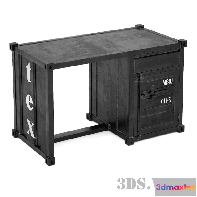 1641992 - furniture - Desk Sea Container 3D Max