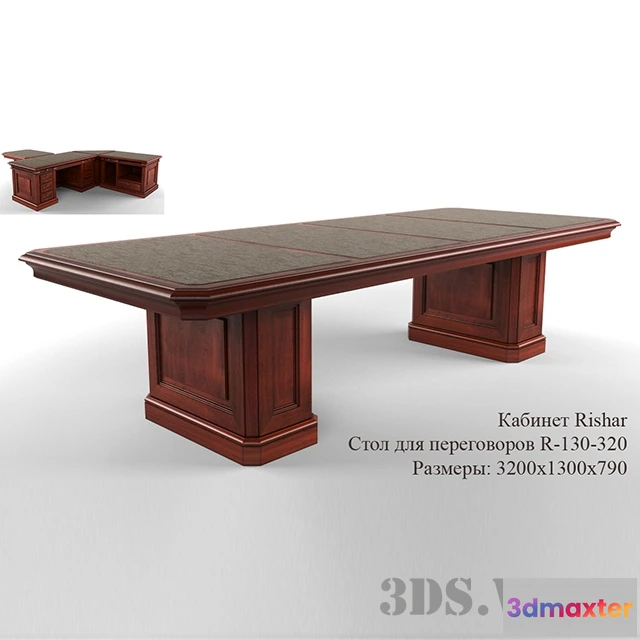 1642008 - furniture - Rishar office conference table R-130-320 3D Max