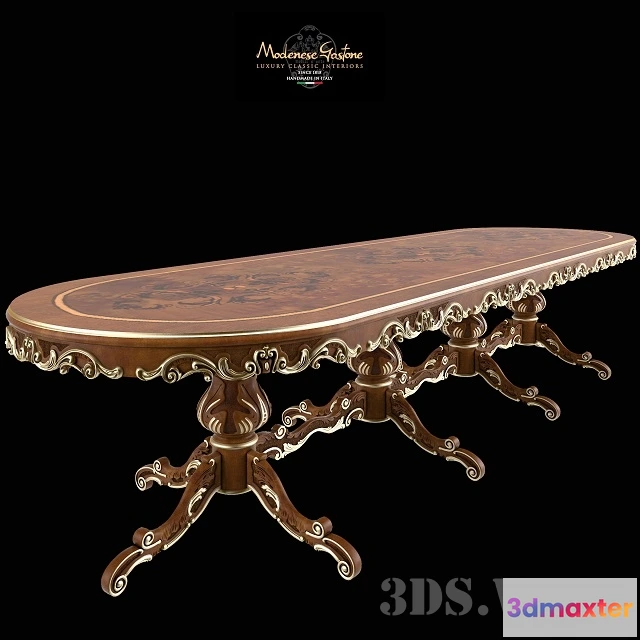 1642092 - furniture - Dining table 12137 Modenese Gastone 3D Max