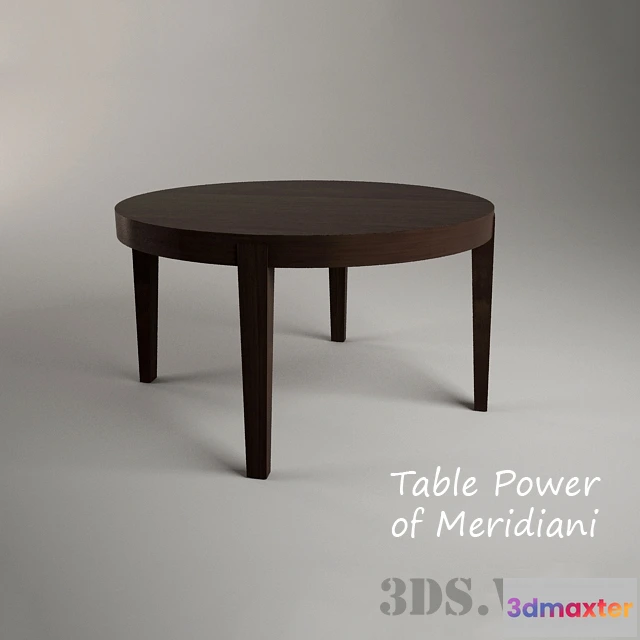 1642100 - furniture - Table POWER By Meridiani 3D Max