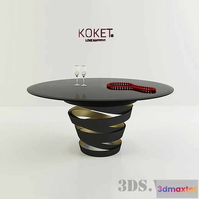 1642164 - furniture - Dining table Koket Intuition 3D Max
