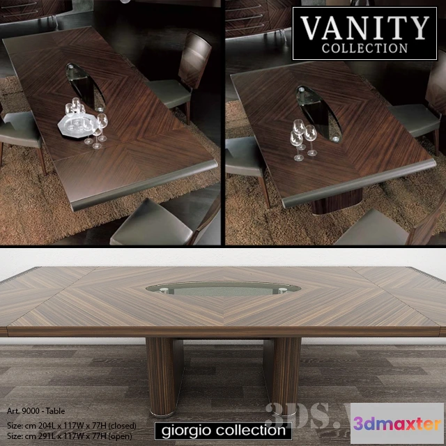1642222 - furniture - Giorgio Collection Vanity 9000 transforming table 3D Max