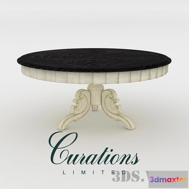 1642248 - furniture - FRENCH VINTAGE ROUND TABLE FROM CURATIONS LIMITED 3D Max