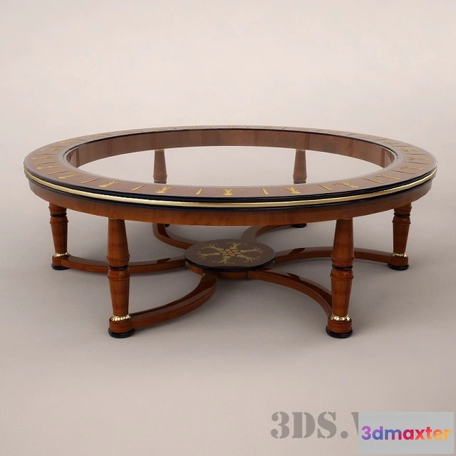 1642268 - furniture - Epoca round table 3D Max