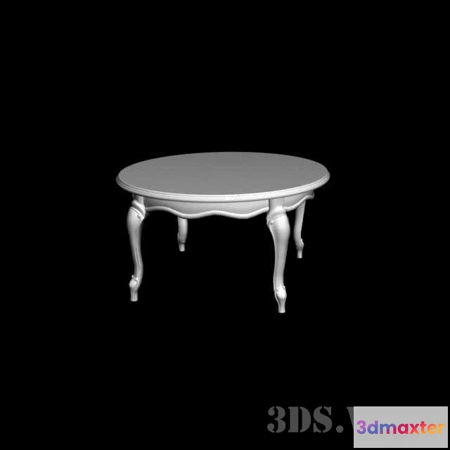 1642468 - furniture - Small classic table 3D Max
