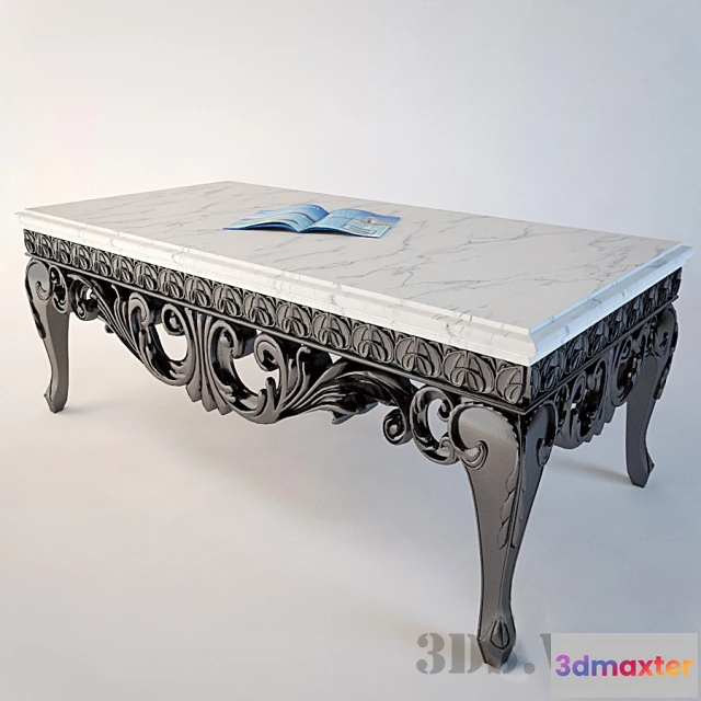 1642522 - furniture - Classic coffee table 3D Max