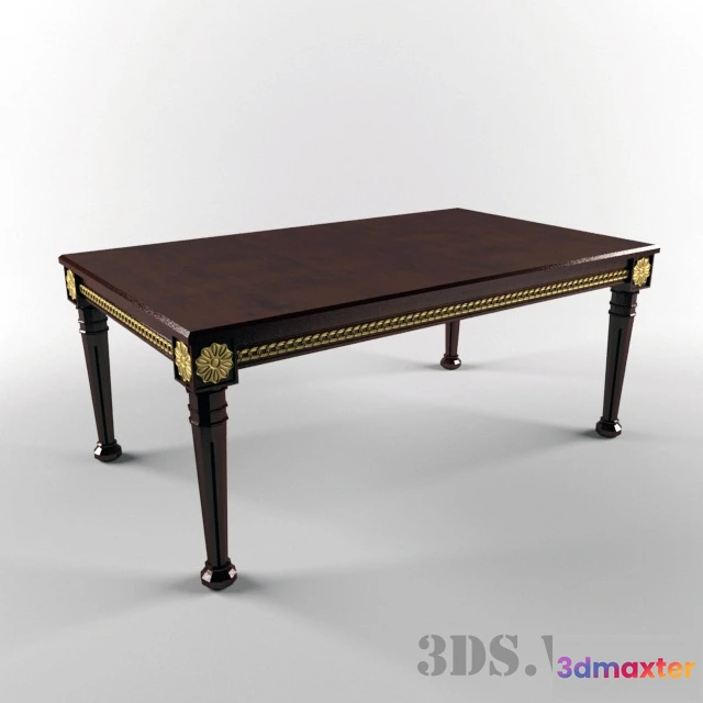 1642562 - furniture - Rectangular classic table 3D Max
