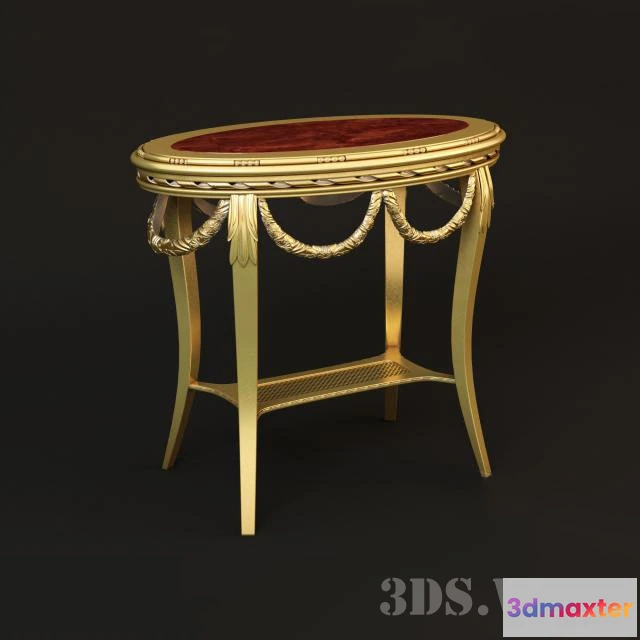 1642564 - furniture - Round classic table 3D Max