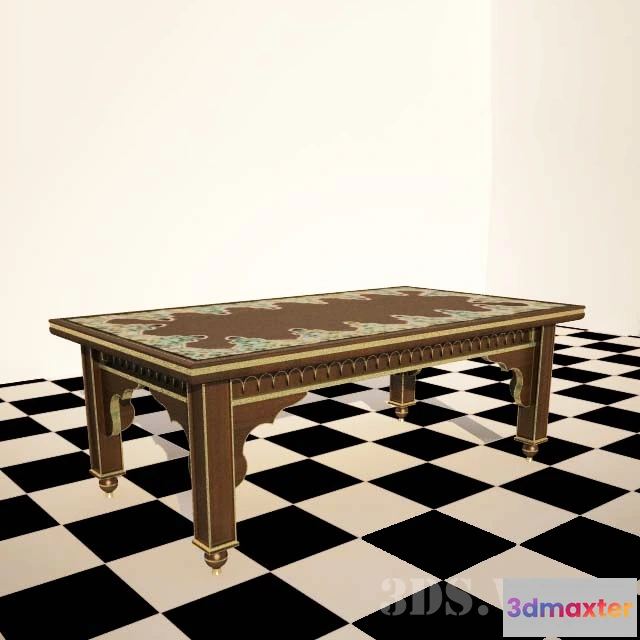 1642582 - furniture - Old classic table 3D Max