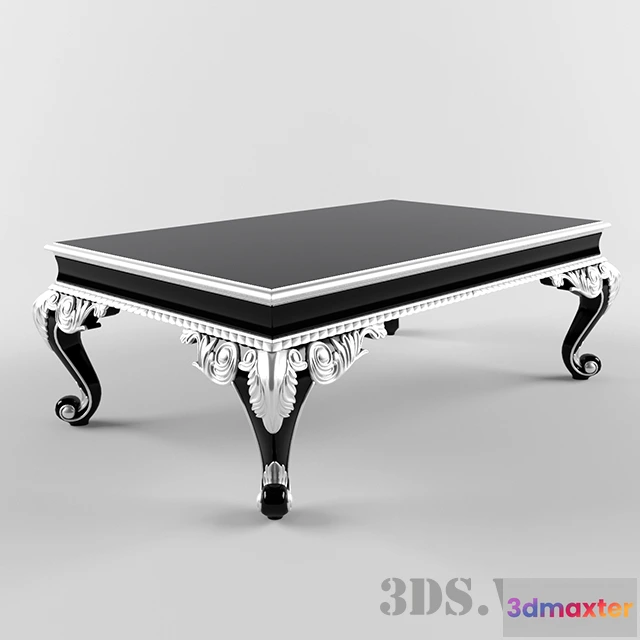 1642584 - furniture - Carved coffee table 3D Max