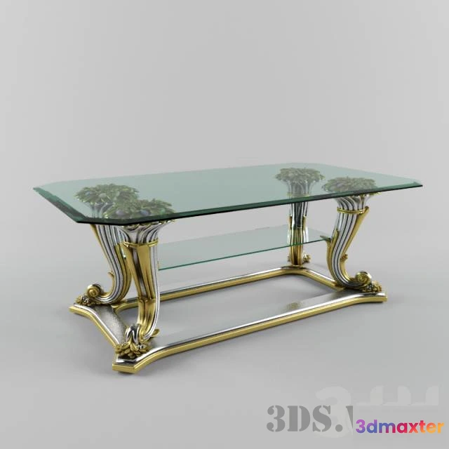 1642604 - furniture - Glass top coffee table 3D Max