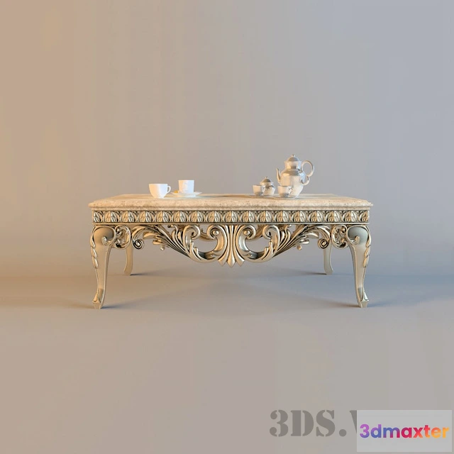 1642624 - furniture - Classic coffee table 3D Max