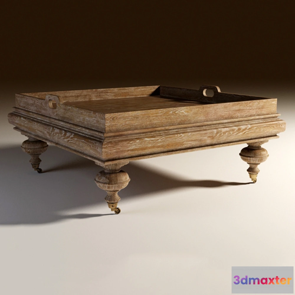 1642794 - furniture - Rectangular cocktail table BRADBURN 3D Max