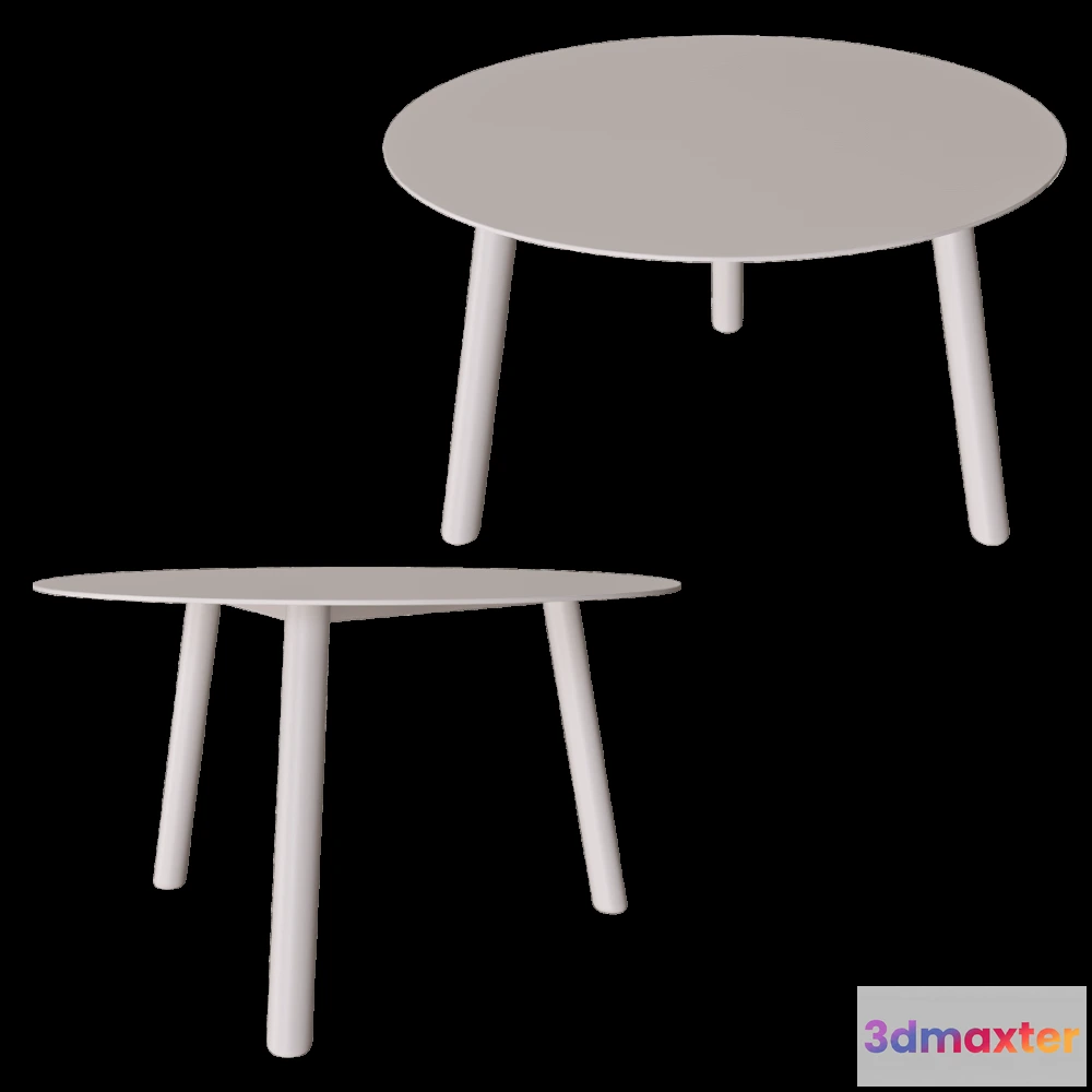 1642904 - Vincent Sheppard - Coffee tables Lilo 60 3D Max