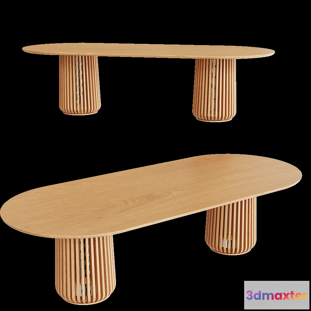 1642930 - Vincent Sheppard - Dining table Maru oval 3D Max