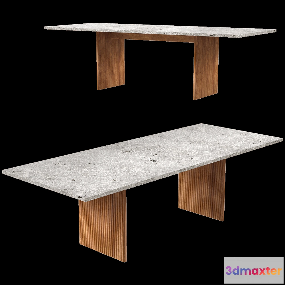 1642954 - Vipp - Table Cabin Square 3D Max