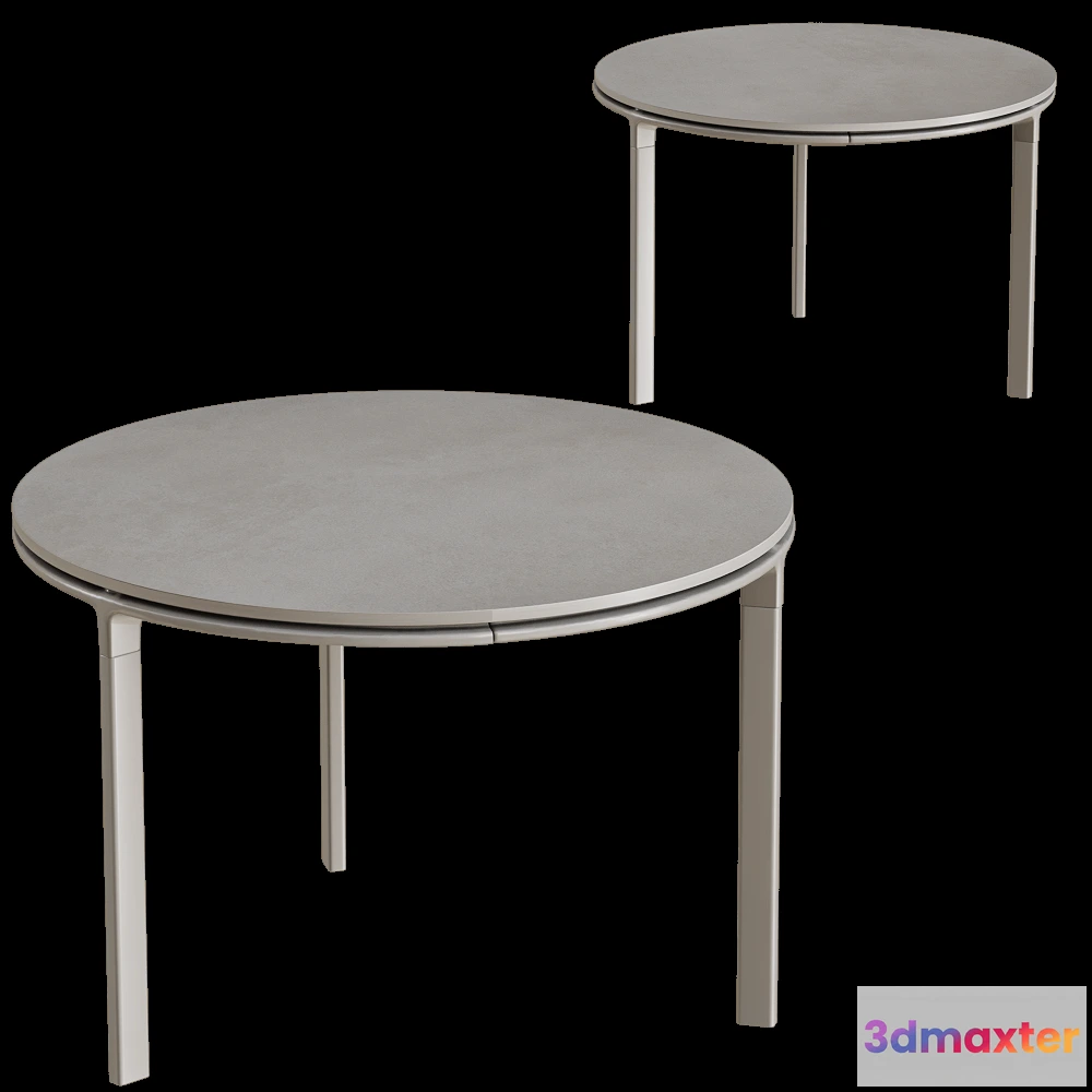 1642962 - Vipp - Coffee table Open-Air Ø60 3D Max