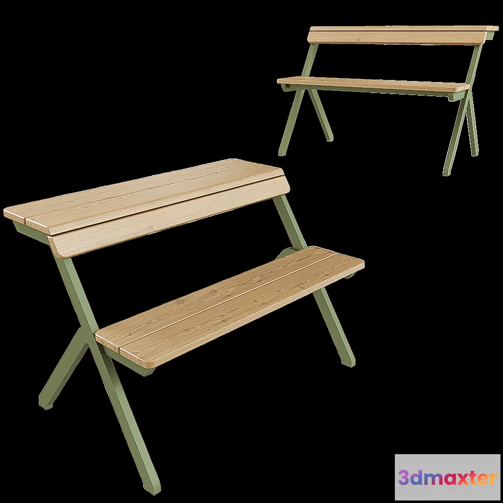 1642974 - Weltevree - Tablebench 3D Max