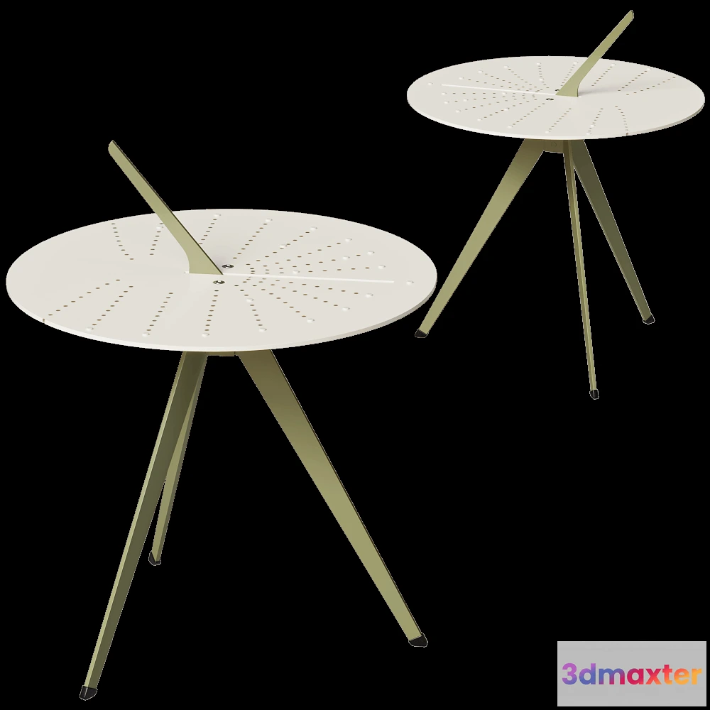 1642976 - Weltevree - Low table Sundial 3D Max